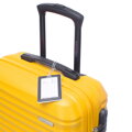 Mała walizka z ABS-u i identyfikator z logo żółta 56-3A-311-50Z5