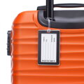 Średnia walizka z ABS - u i identyfikator z logo pomarańczowa 56-3A-312-55Z5