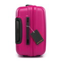 Średnia walizka z ABS - u i identyfikator z logo różowa 56-3A-312-34Z5