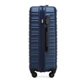 Średnia walizka z ABS - u i identyfikator z logo granatowa 56-3A-312-91Z5