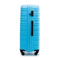 Duża walizka z ABS - u i identyfikator z logo niebieska 56-3A-313-70Z5