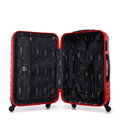 Średnia walizka z ABS - u i identyfikator z logo czerwona 56-3A-312-35Z5