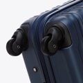 Średnia walizka z ABS - u i identyfikator z logo granatowa 56-3A-312-91Z5