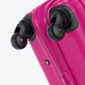 Duża walizka z ABS-u i identyfikator z logo WITTCHEN różowa 56-3A-313-34Z6