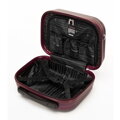 Zestaw walizki kabinowej i kosmetyczki z ABS-u bordowy 56-3A-00Z-30