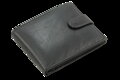 Čierna pánska kožená peňaženka so zápinkou 513-1904-60