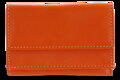 Oranžová dámská kožená mini peněženka 511-4392A-84