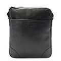 Čierny kožený pánsky crossbag 215-1713-60
