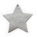 Tmavo strieborná vianočná ozdoba hviezda 619-1216-29