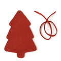 Červená vianočná ozdoba stromček 619-1215-31