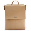 Béžový mestský kožený batoh 311-1660-82