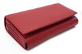 Červená kožená čašnícka peňaženka s vreckami na kreditné karty 515-2401C-31