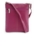 Fuxiová kožená zipsová kabelka 212-3013-36
