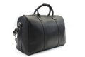 Čierna kožená cestovná taška 217-3232-60