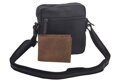 Pánske kožené crossbody čierny hunter 250849