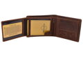Rybársky darčekový set sumec 320 - pánska peňaženka 2911908-28 a pánsky opasok 736