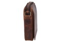 Pánske kožené crossbody tmavohnedý hunter 250586