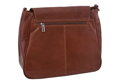 Dámska kožená crossbody kabelka koňak 250710