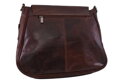 Dámska kožená crossbody kabelka hnedá 250710