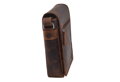 Pánske kožené crossbody tmavohnedý hunter 250906