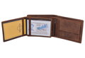 Elegantný darčekový set motorkár - pánska peňaženka 2911908 a pánsky opasok 747