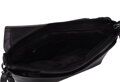 Dámska kožená crossbody kabelka čierna 390121
