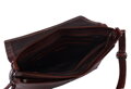 Dámska kožená crossbody kabelka koňak 390121