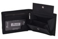Elegantný darčekový set čierny - pánska peňaženka 4011758 a pánsky opasok 731
