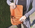 Dámska kožená crossbody kabelka Mercucio, koňaková 270108