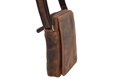 Pánske kožené crossbody tmavohnedý hunter 250589