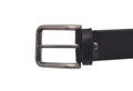 Kožený pánsky opasok 740-40-31 čierny hladký pracka Kornel
