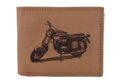 Pánska peňaženka MERCUCIO natural vzor 65 motorka retro II 2911911