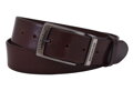 Pánsky kožený opasok 740-40-124 hnedý hladký pracka Magnum III