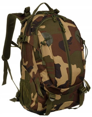 Wojskowy plecak podróżny z poliestru — Peterson