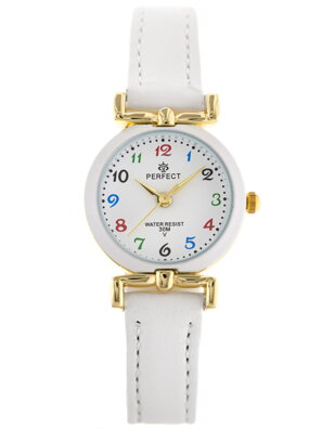 Detské hodinky PERFECT LP004-01 - KOMUNIJNY - biały (zp801b)