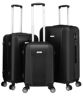 Set trzech rozmiarów walizek podróżnych z tworzywa ABS+ — Peterson