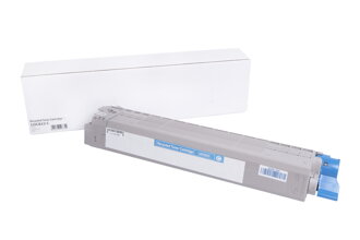 Oki kompatibilná tonerová náplň 44844615, 7300 listov (Orink white box), azurová