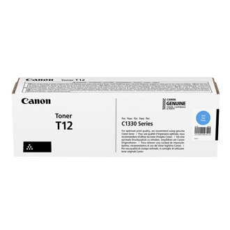 Canon originál toner T12, cyan, 5300str., 5097C006, Canon i-SENSYS X C1333, O, azurová