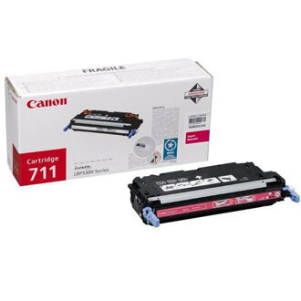 Canon originál toner CRG711, magenta, 6000str., 1658B002, Canon LBP-5300, O, purpurová