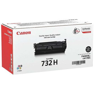 Canon originál toner CRG732H, black, 12000str., 6264B002, high capacity, Canon i-SENSYS LBP7780Cx, O, čierna
