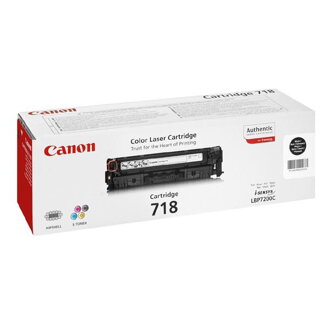 Canon originál toner CRG718, black, 6800str., 2662B005, Canon LBP-7200Cdn, dual pack, 2ks, O, čierna