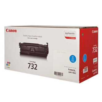 Canon originál toner CRG732, cyan, 6400str., 6262B002, Canon i-SENSYS LBP7780Cx, O, azurová