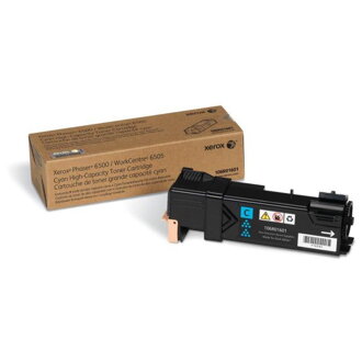 Xerox originál toner 106R01601, cyan, 2500str., Xerox Phaser 6500, 6505, O, azurová