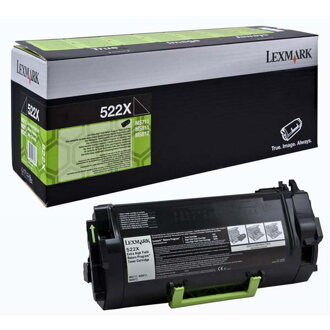 Lexmark originál toner 52D2X00, black, 45000str., 522X, extra high capacity, return, Lexmark MS811, 812, O, čierna