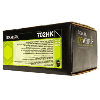 Lexmark originál toner 70C2HK0, black, 4000str., high capacity, return, Lexmark CS510de, CS410dn, CS310dn, CS310n, CS410n, O, čierna