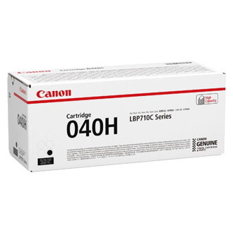 Canon originál toner 040H, black, 12500str., 0461C001, high capacity, Canon imageCLASS LBP712Cdn,i-SENSYS LBP710Cx, LBP712Cx, O, čierna