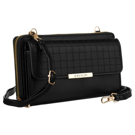 Elegantná mini peňaženka s dlhým odnímateľným popruhom - 4U Cavaldi