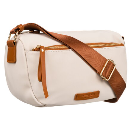 Nylonová kabelka v hnedo-béžovej farbe s ramenným popruhom – Peterson