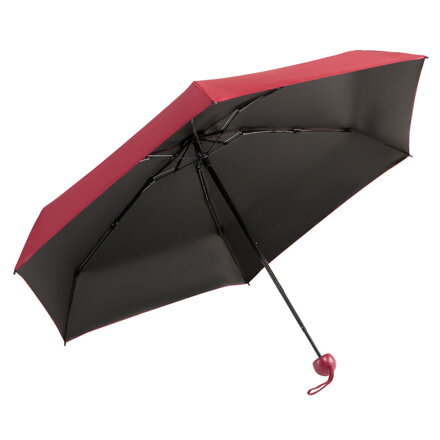 Składany mini parasol podróżny w czerwonym kolorze - Peterson