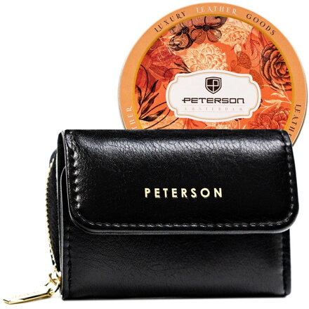 Dámska peňaženka so zipsom a ochranou RFID – Peterson